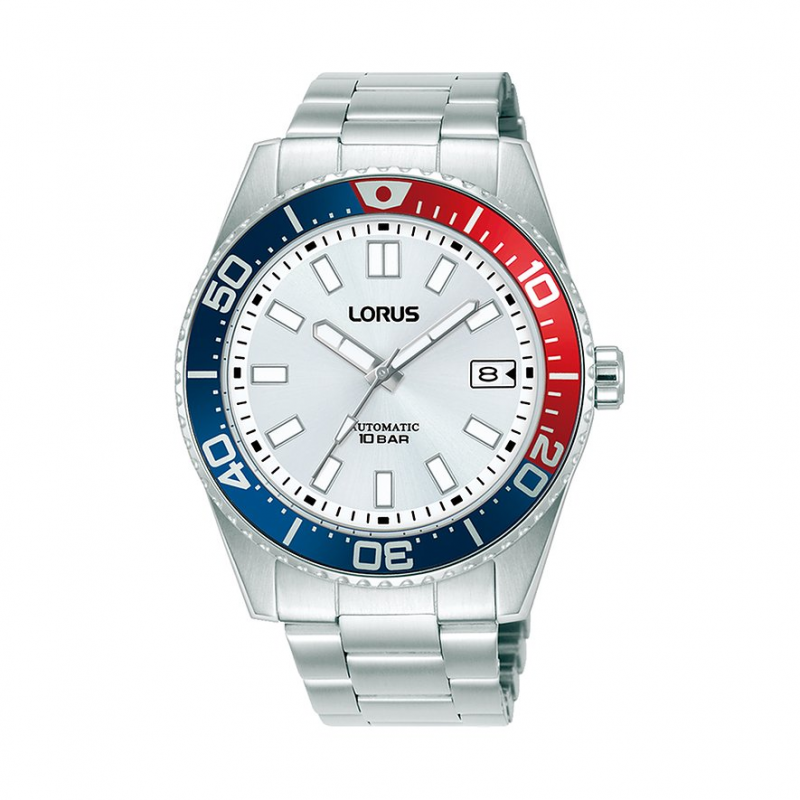 Lorus Herrenuhr Sports Mechanical RU427AX9 Edelstahl