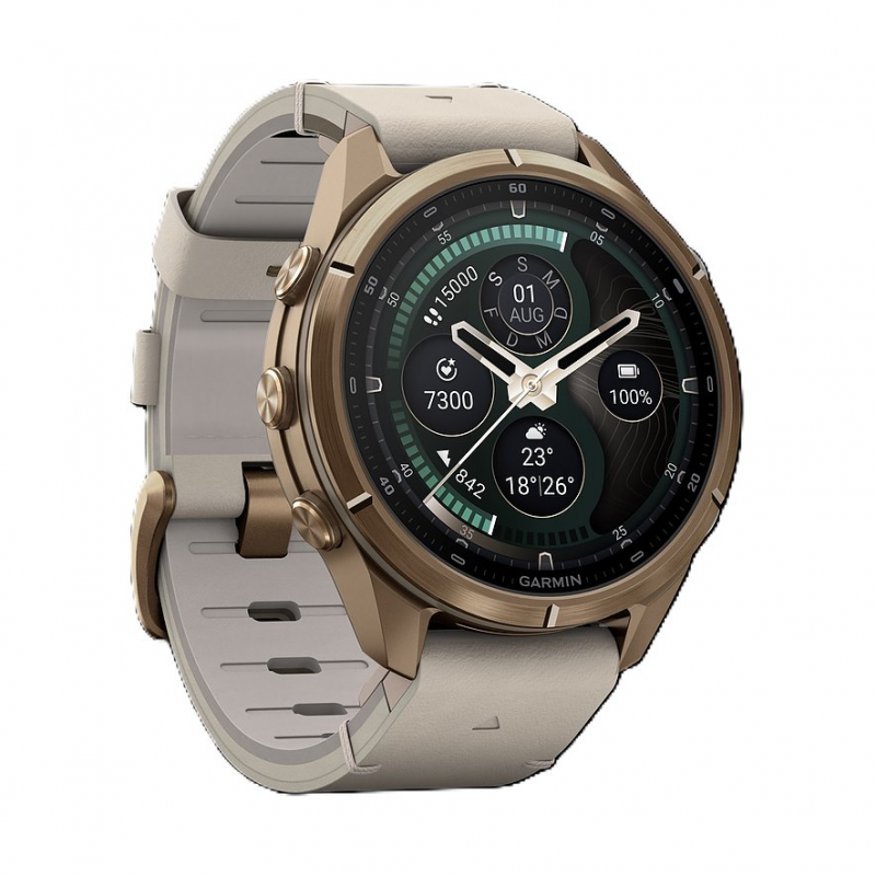 Garmin Smartwatch Fenix 9 Pro- inReach, 43 mm Autumn Gold Titan 010-04335-41 – Bild 1 von 3