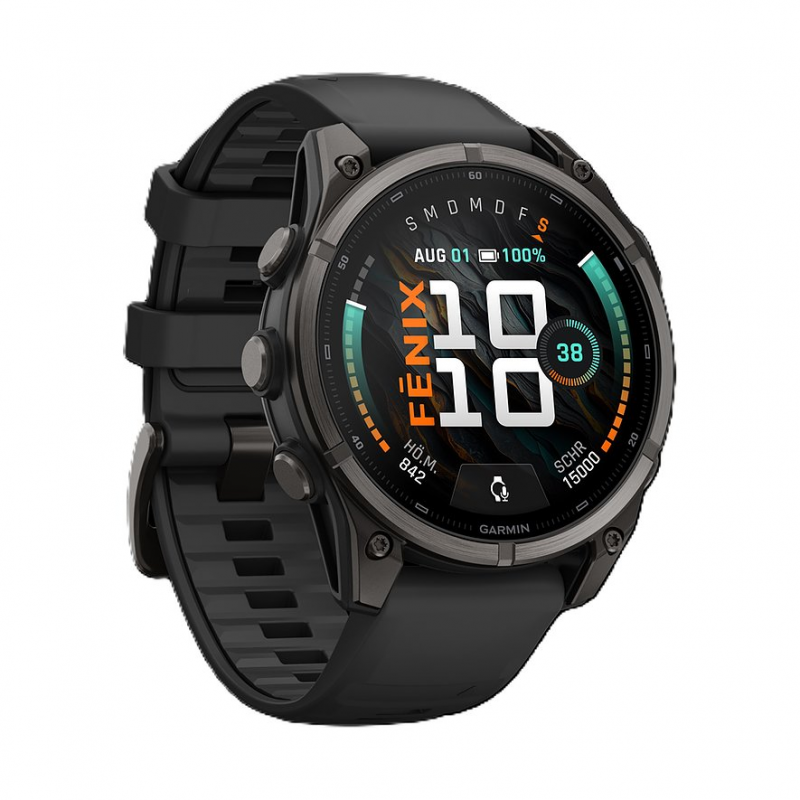 Garmin Smartwatch Fenix 9 – 47 mm DLC Titan 010-04762-11 – Bild 1 von 3