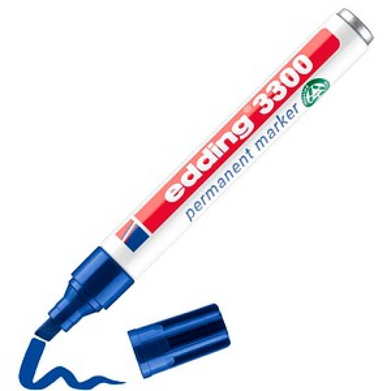edding 3300 Permanentmarker blau 1,0 - 5,0 mm, 1 St. – Bild 1 von 3