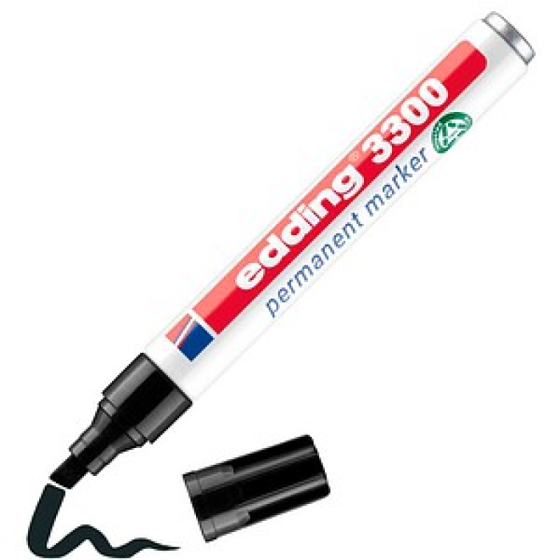 edding 3300 Permanentmarker schwarz 1,0 - 5,0 mm, 1 St. – Bild 1 von 3