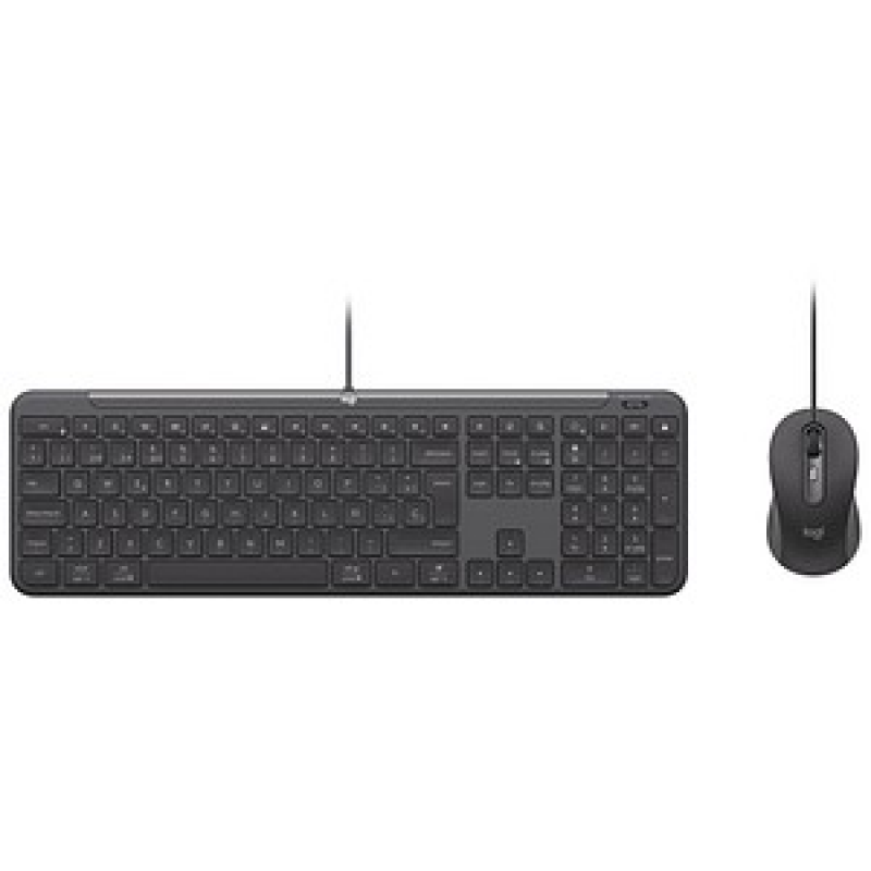 Logitech Signature Slim Wired Combo MK620 Tastatur-Maus-Set kabelgebunden schwarz – Bild 1 von 4