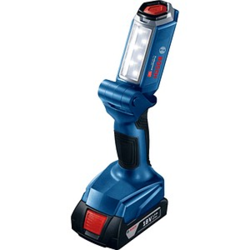 AKTION: BOSCH Professional GLI 18V-300 LED Akku-Baustrahler blau mit Prämie nach Registrierung