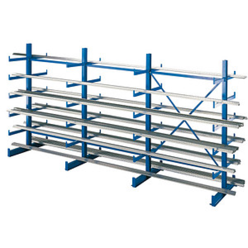 SCHULTE Anbau-Schwerlastregal K1000 14491 enzianblau 125,0 x 100,0 x 200,0 cm – Bild 1 von 2