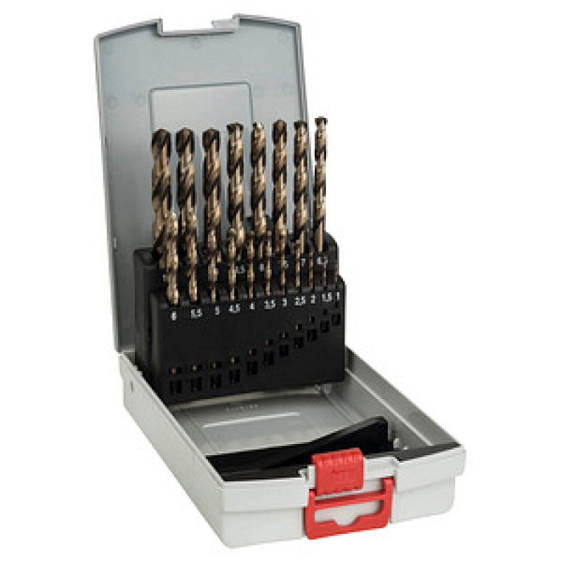 AKTION: BOSCH Metallbohrer-Set Pro Box HSS-Cobalt-Legierung, 19-teilig mit Prämie nach Registrierung – Bild 1 von 3