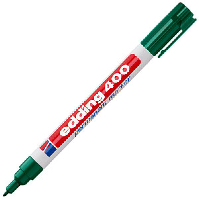 edding 400 Permanentmarker grün 1,0 mm, 1 St. – Bild 1 von 2