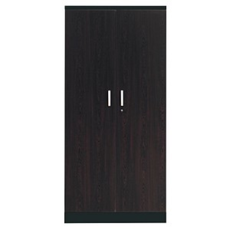 Gürkan Stahlschrank 100126 tiefschwarz, wenge 4 Fachböden 92,0 x 42,0 x 195,0 cm, aufgebaut, 1 St. – Bild 1 von 3