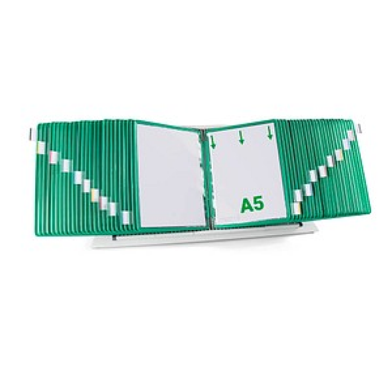 tarifold Sichttafelsystem 435505 DIN A5 grün mit 50 St. Sichttafeln, 1 St.