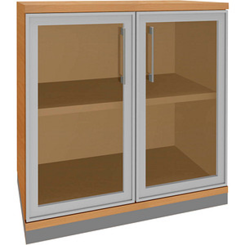 fm Aktenschrank Oldenburg, 4260429767946 buche, Acrylglas klar 2 Fachböden 80,0 x 44,2 x 78,1 cm – Bild 1 von 2