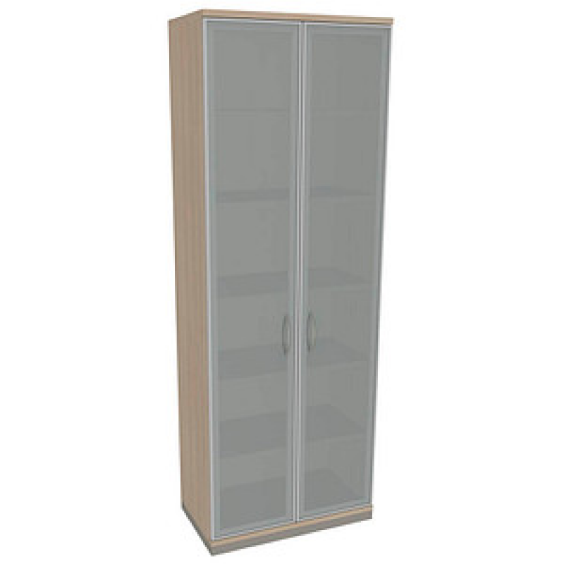 fm Aktenschrank Sidney, 4260267328835 akazie, Acrylglas satiniert 5 Fachböden 80,0 x 44,2 x 222,1 cm – Bild 1 von 2