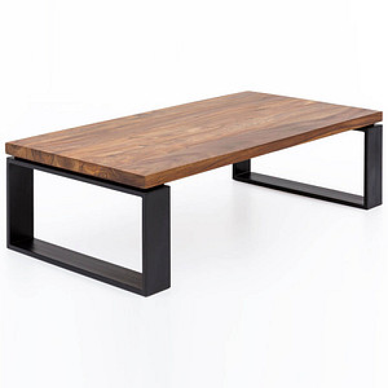 WOHNLING Couchtisch rechteckig Massivholz sheesham 115,0 x 60,0 x 35,0 cm, 1 St. – Bild 1 von 9