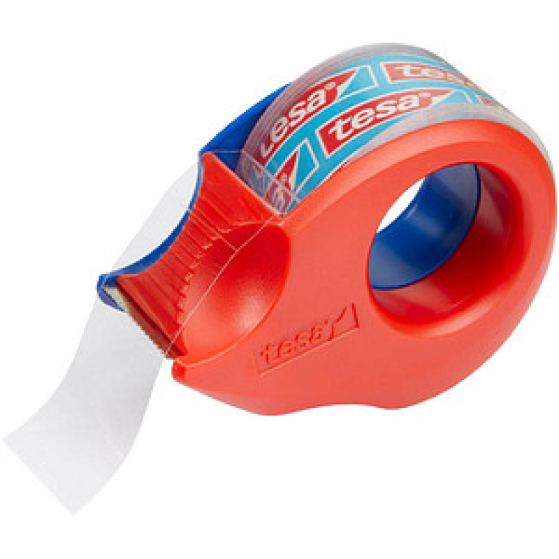 tesa Klebefilmabroller Mini-Abroller rot/blau – Bild 1 von 6