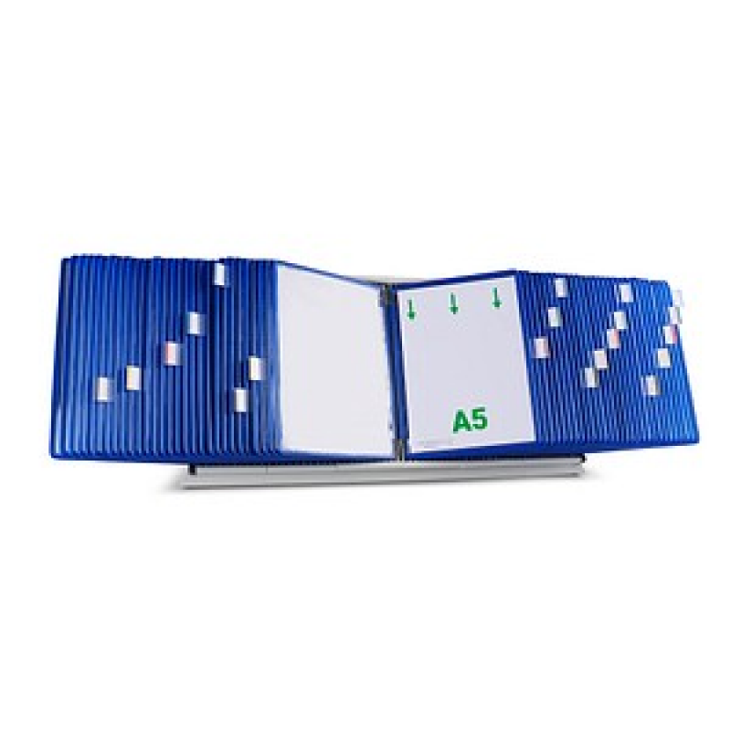 tarifold Sichttafelsystem 435601 DIN A5 blau mit 60 St. Sichttafeln, 1 St.