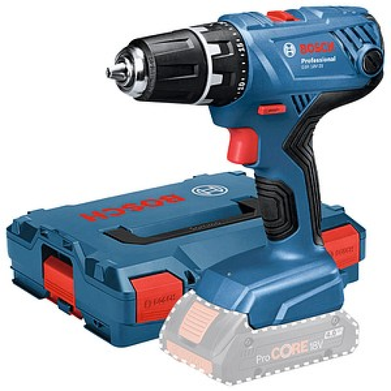 AKTION: BOSCH Professional GSR 18V-21 Akku-Bohrschrauber 18,0 V, ohne Akku mit Prämie nach Registrierung – Bild 1 von 3