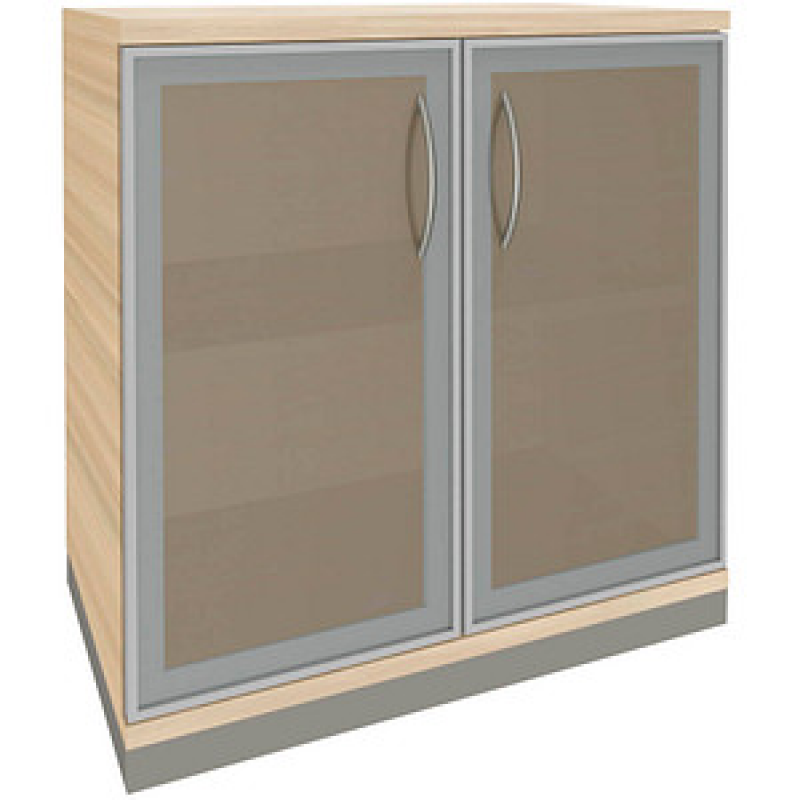 fm Aktenschrank Sidney, 4260267328798 akazie, Acrylglas satiniert 1 Fachboden 80,0 x 44,2 x 78,1 cm – Bild 1 von 2