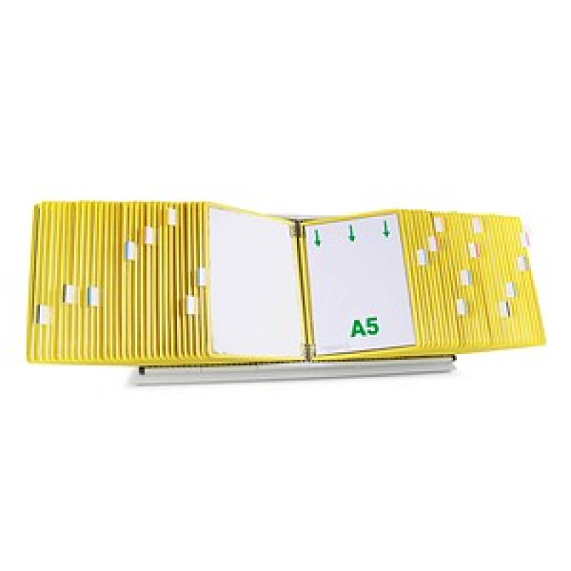 tarifold Sichttafelsystem 435604 DIN A5 gelb mit 60 St. Sichttafeln, 1 St.