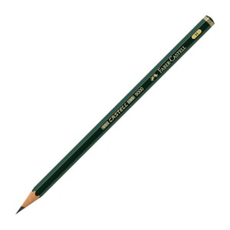 FABER-CASTELL 9000 Bleistifte H grün, 12 St. – Bild 1 von 2