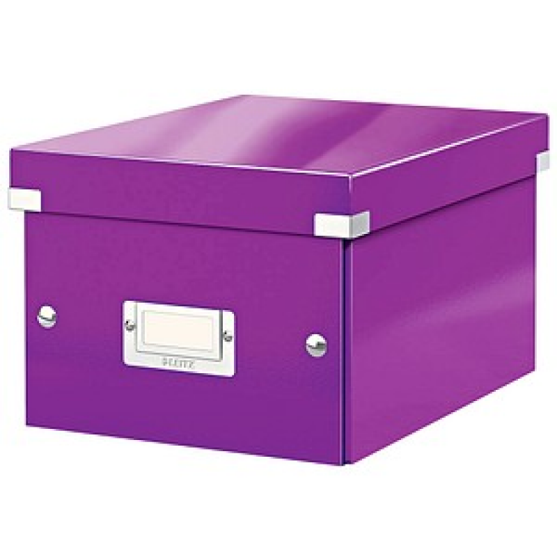 LEITZ Click & Store Aufbewahrungsbox 7,4 l violett 21,6 x 28,2 x 16,0 cm, 1 St. – Bild 1 von 3