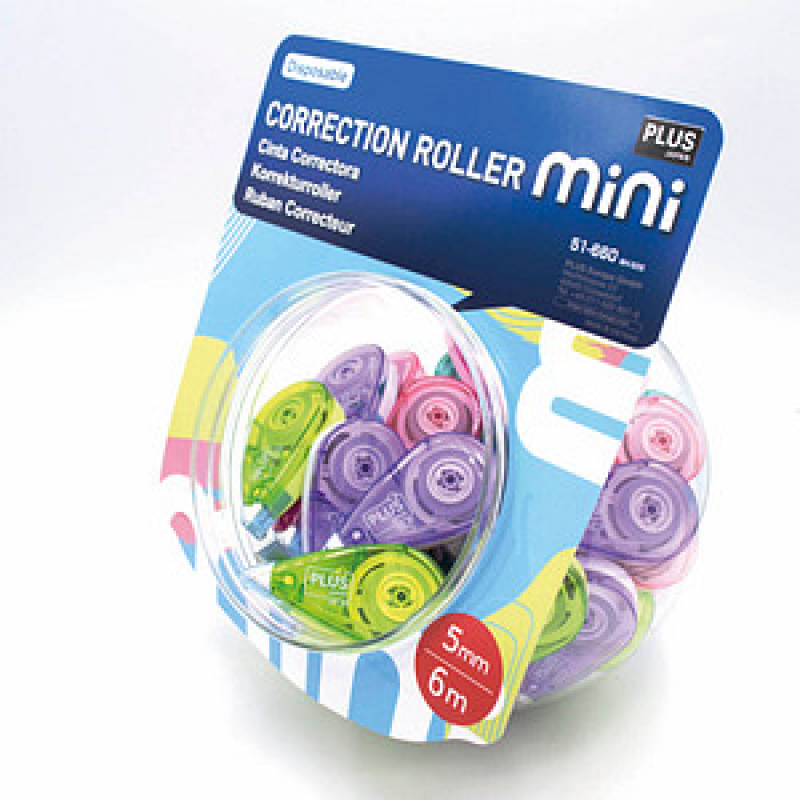 PLUS JAPAN Korrekturroller Candy JAR Pastel 5,0 mm, 50 St. – Bild 1 von 7