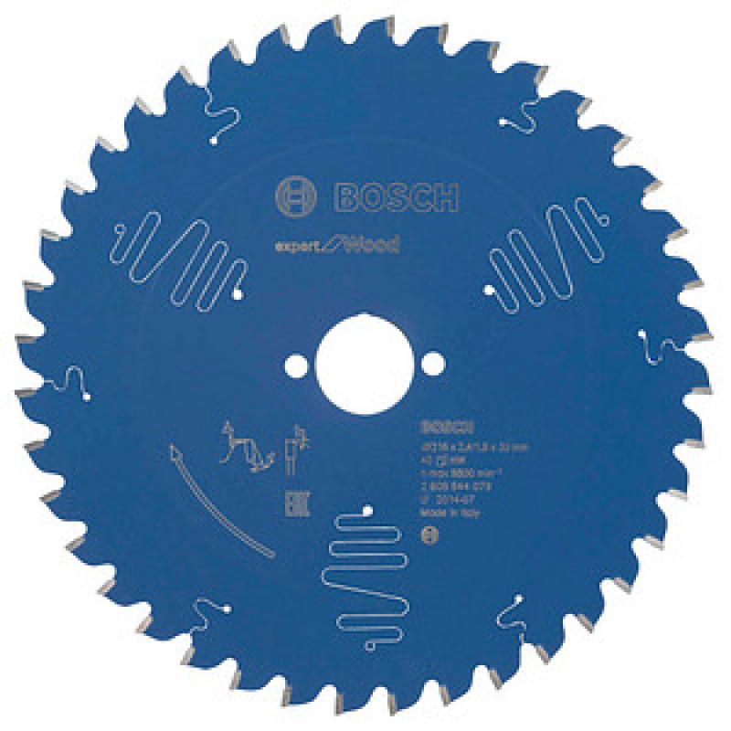 AKTION: BOSCH EXPERT for Wood Kreissägeblatt 216,0 mm, 40 Zähne, 1 St. mit Prämie nach Registrierung