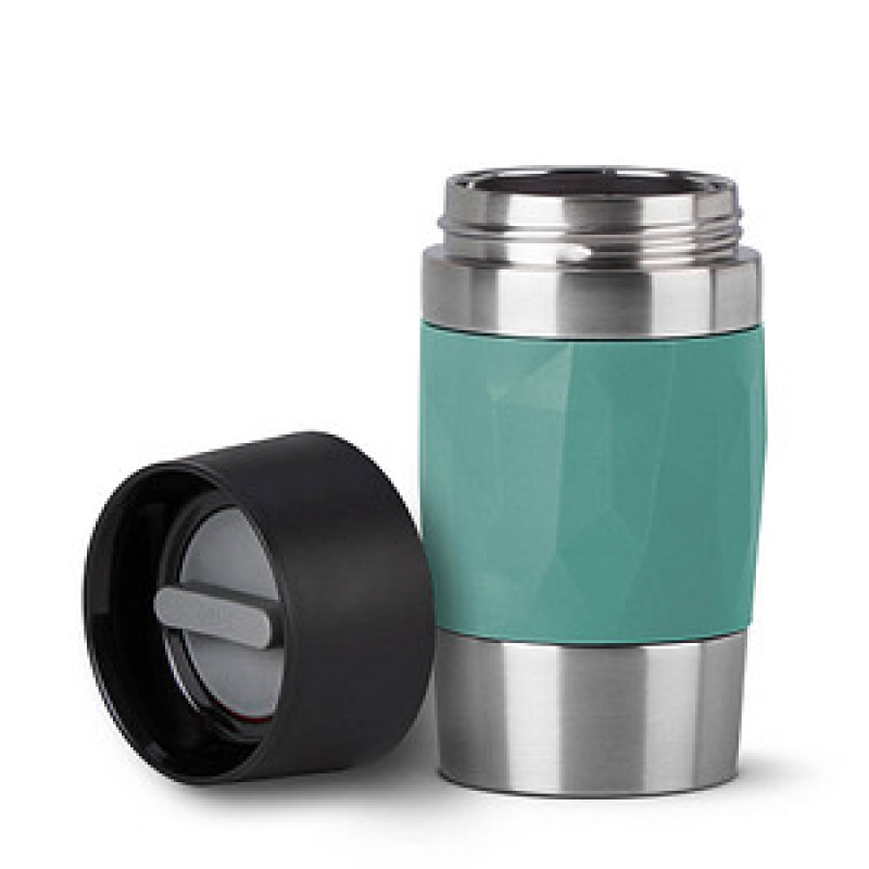emsa Isolierbecher Travel Mug Compact petrol 300,0 ml, 1 St. – Bild 1 von 6