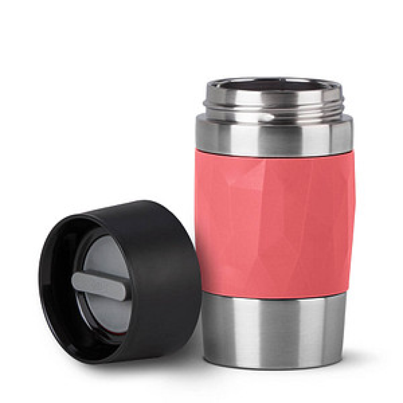 emsa Isolierbecher Travel Mug Compact rot 300,0 ml, 1 St. – Bild 1 von 5