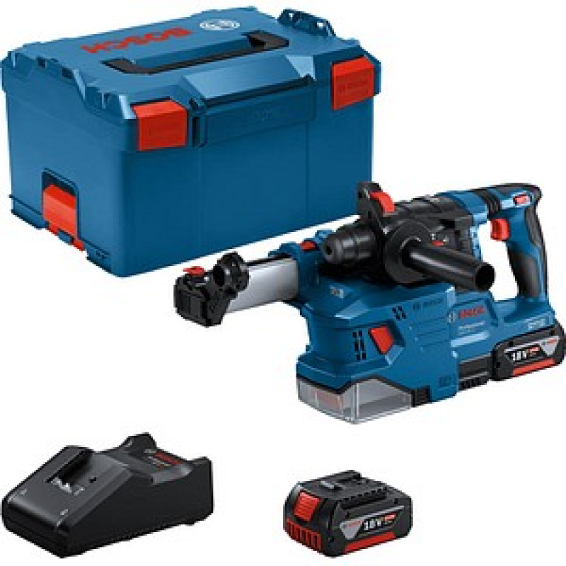 AKTION: BOSCH Professional GBH 18V-22 Akku-Bohrhammer-Set 18,0 V, mit 2 Akkus mit Prämie nach Registrierung – Bild 1 von 7