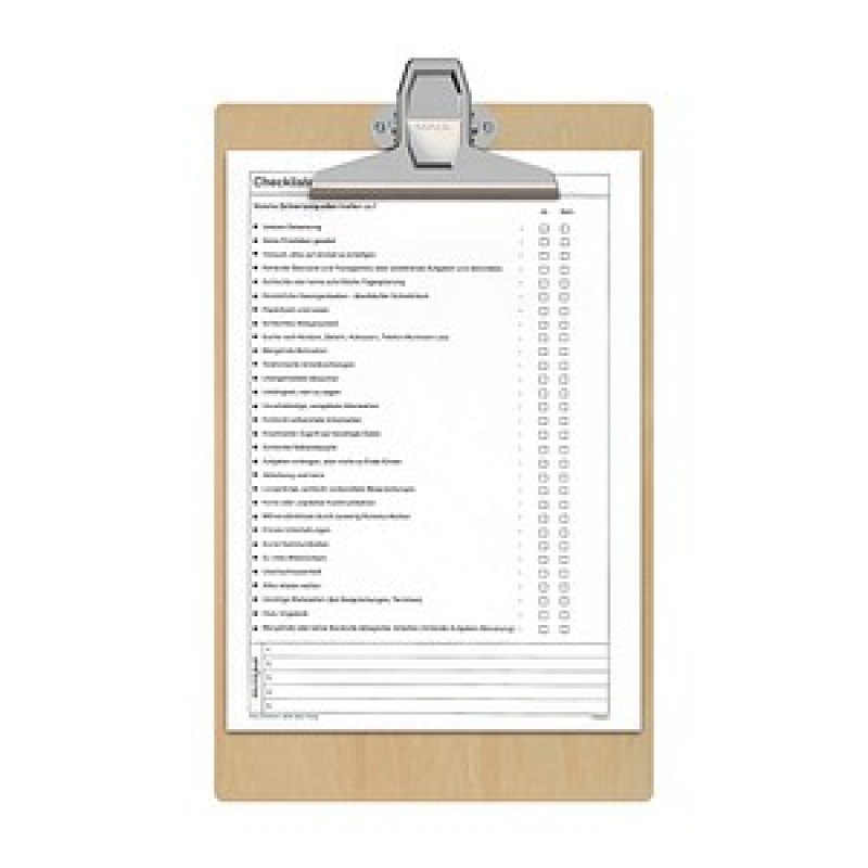 MAUL Klemmbrett MAULtilia 2394570 DIN A4 braun Holzhartfaser, 1 St. – Bild 1 von 2
