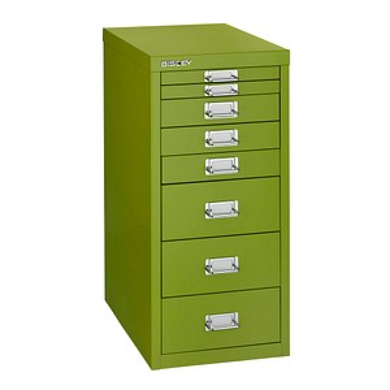 BISLEY MultiDrawer™ L298 Schubladenschrank grün 8 Schubladen 27,8 x 38,0 x 59,0 cm, 1 St. – Bild 1 von 3