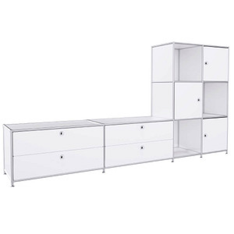 viasit Sideboard System4, 83903 weiß 227,9 x 40,4 x 118,2 cm, 1 St. – Bild 1 von 5