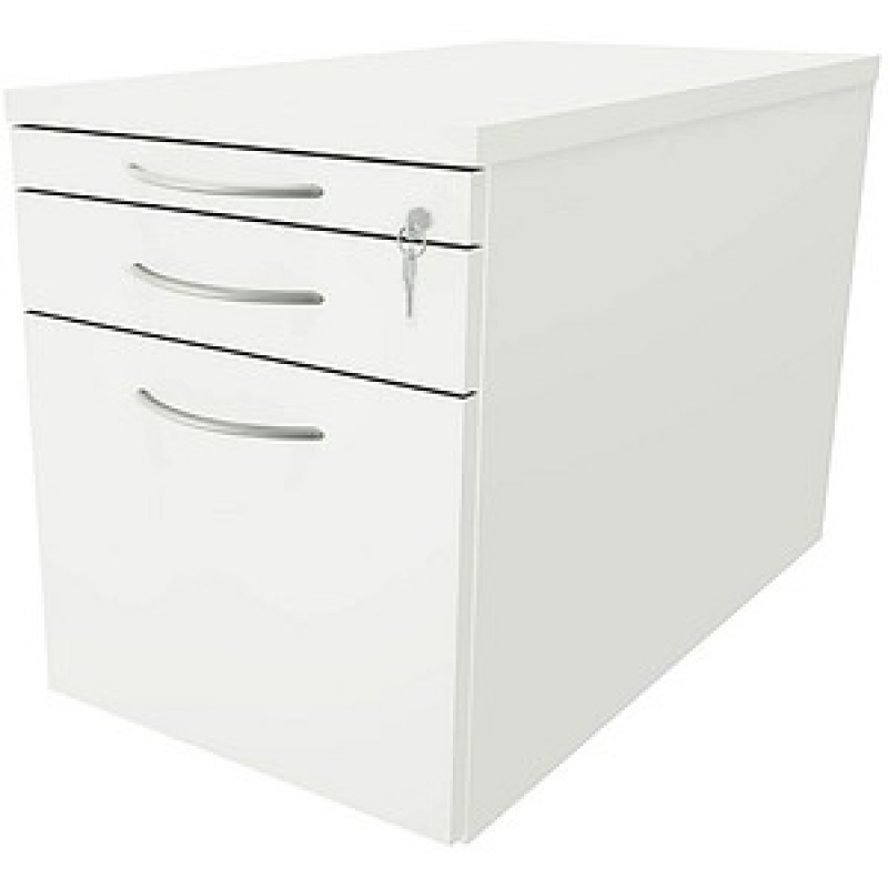 fm Sidney Rollcontainer weiß 3 Auszüge 43,4 x 80,0 x 54,0 cm – Bild 1 von 2
