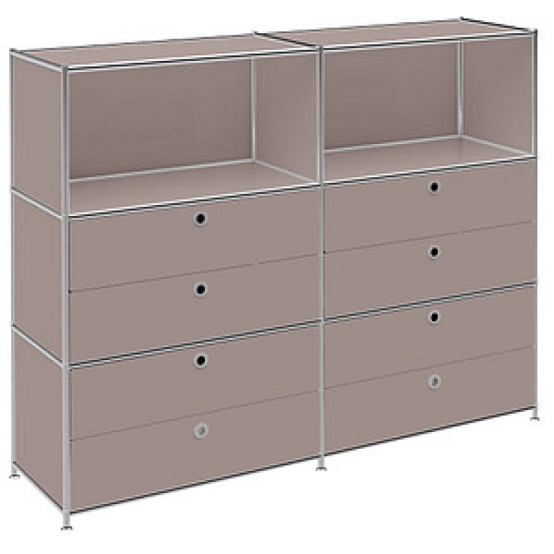 viasit Sideboard System4, 86328 taupe 152,9 x 40,4 x 118,2 cm, 1 St. – Bild 1 von 3