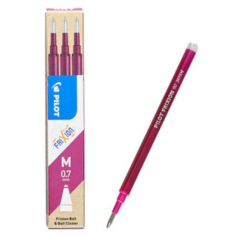 PILOT FRIXION Tintenrollerminen dunkelrot 0,4 mm 3 St. – Bild 1 von 6