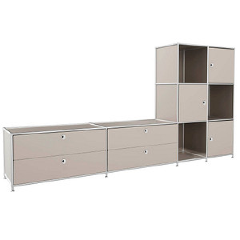 viasit Sideboard System4, 83917 taupe 227,9 x 40,4 x 118,2 cm, 1 St. – Bild 1 von 4