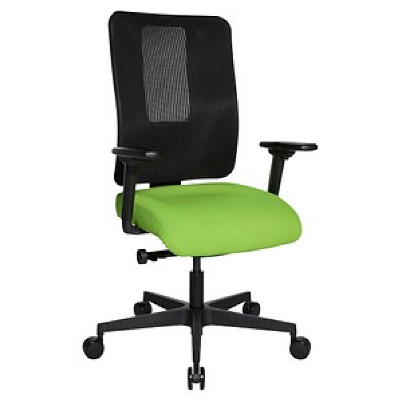 Topstar Bürostuhl Sitness Open X (N) Deluxe, OX300TW2 T350 Stoff grün, Gestell schwarz – Bild 1 von 9