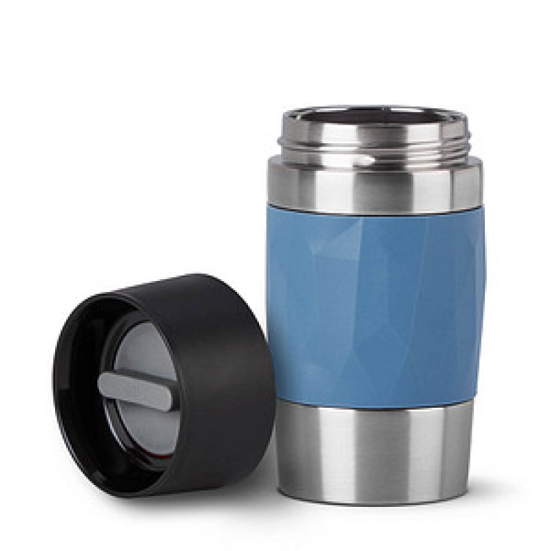emsa Isolierbecher Travel Mug Compact blau 300,0 ml, 1 St. – Bild 1 von 5