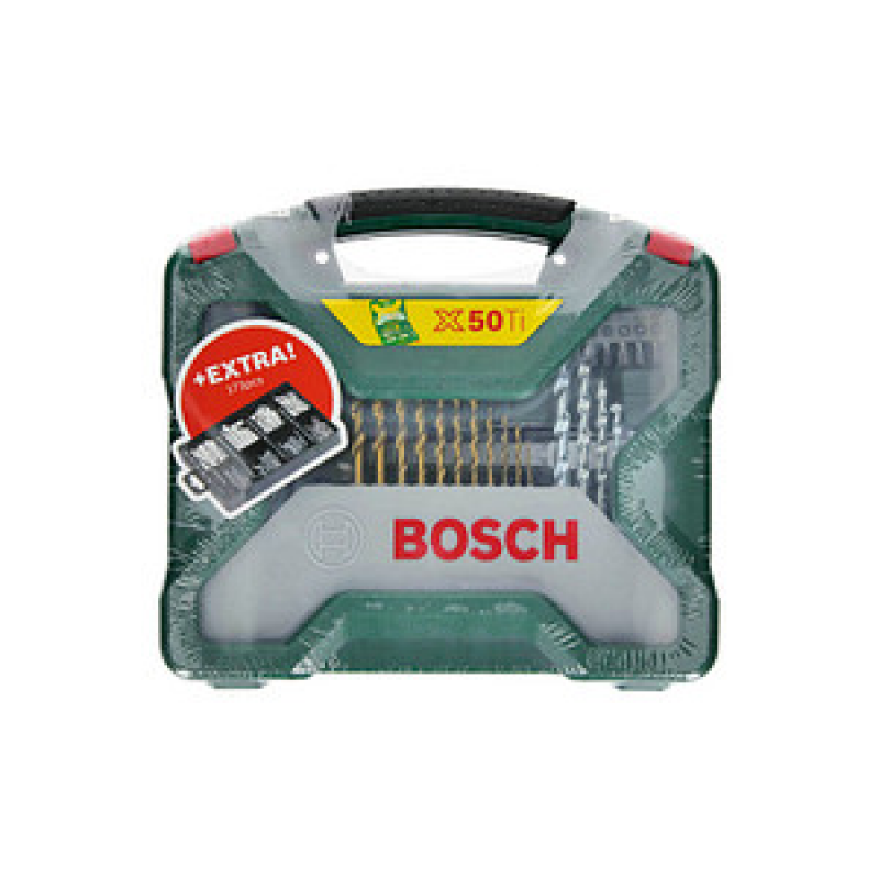 BOSCH Bohrer- und Bit-Set X-Line 50Ti plus 173-teilig Fixier-Set, 223-teilig – Bild 1 von 6