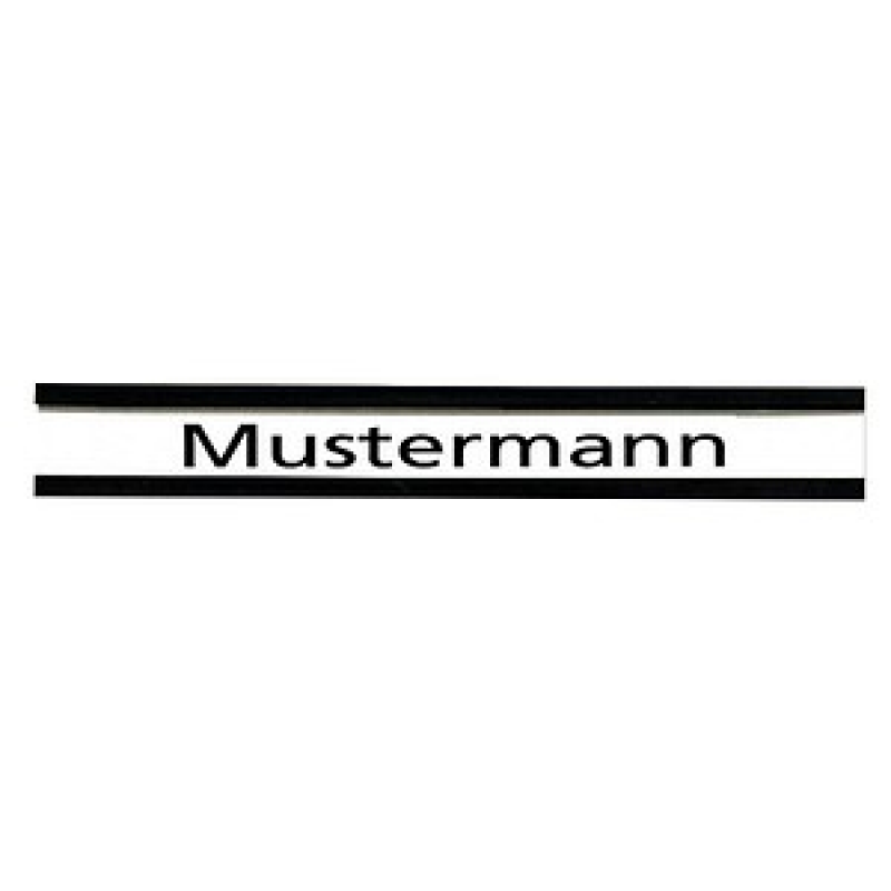 FRANKEN Etikettenhalter magnetisch braun 7,5 x 1,5 cm, 10 St. – Bild 1 von 5