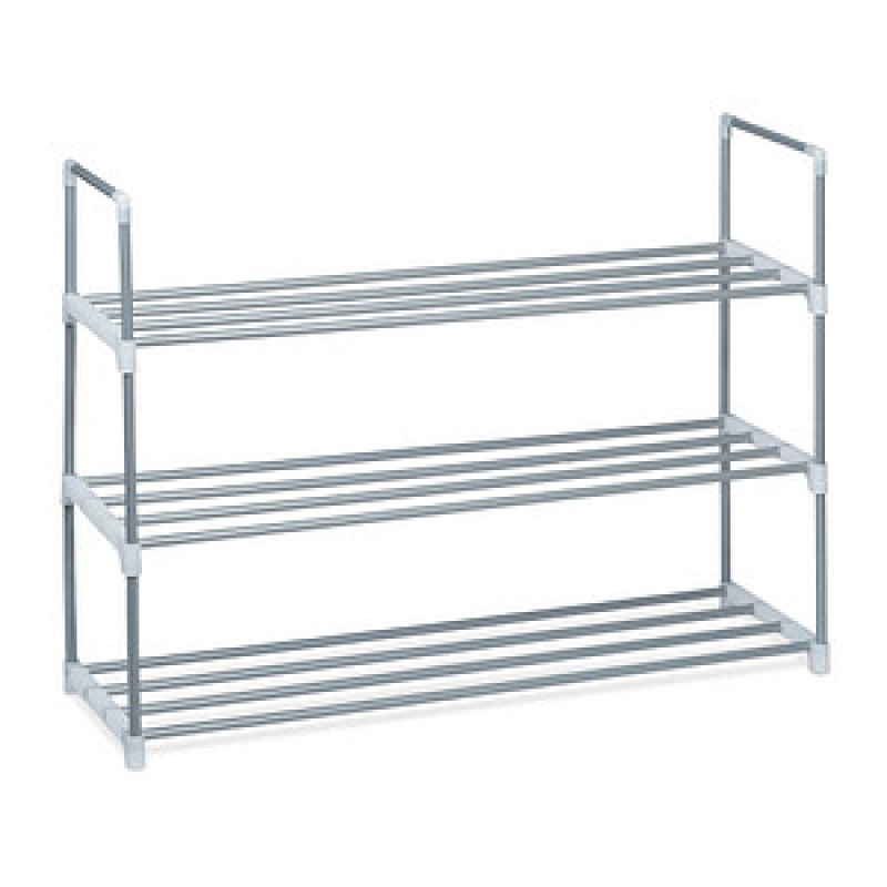 relaxdays Schuhregal grau 90,0 x 31,0 x 70,0 cm, 1 St. – Bild 1 von 6