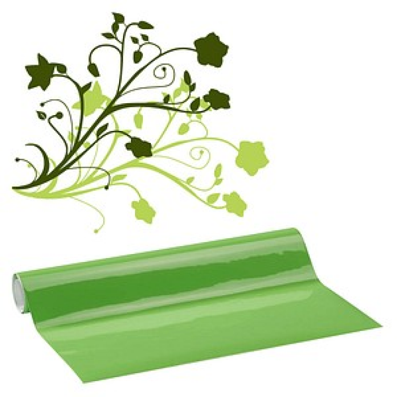 plottiX Vinylfolie permanent grün 31,5 cm x 1,0 m, 1 Rolle – Bild 1 von 5