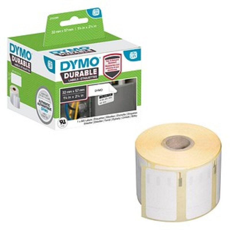 DYMO Etikettenrolle für Etikettendrucker 1933084 weiß, 57,0 x 32,0 mm, 1 x 800 Etiketten – Bild 1 von 3