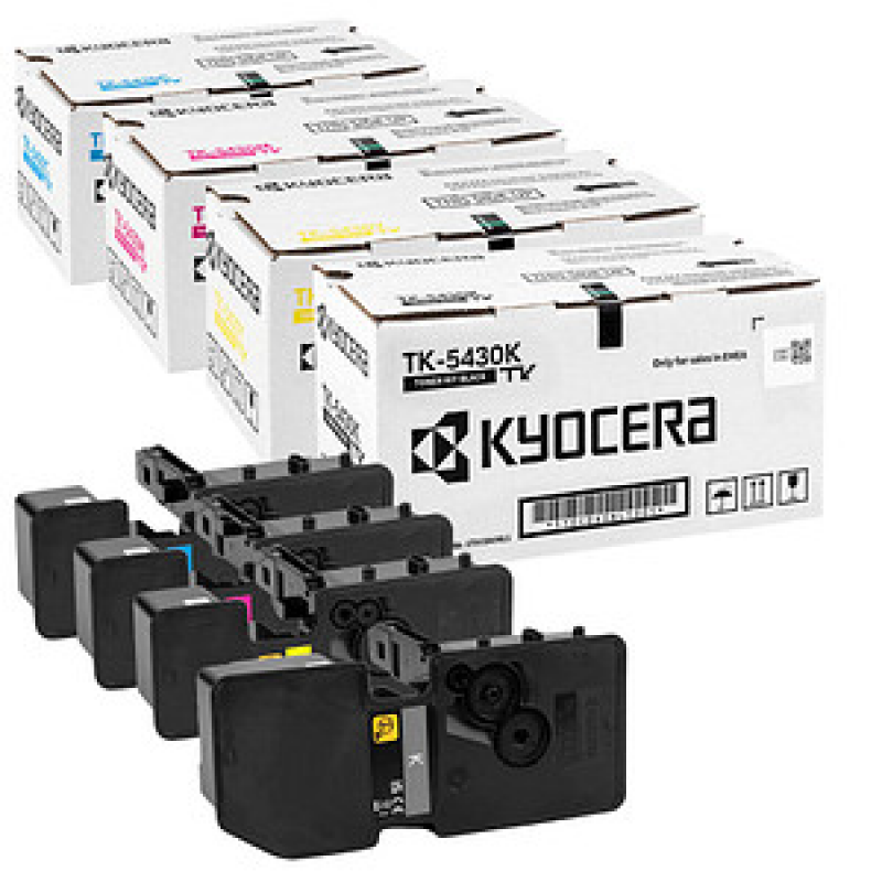 KYOCERA TK-5430K/C/M/Y schwarz, cyan, magenta, gelb Toner, 4er-Set – Bild 1 von 9