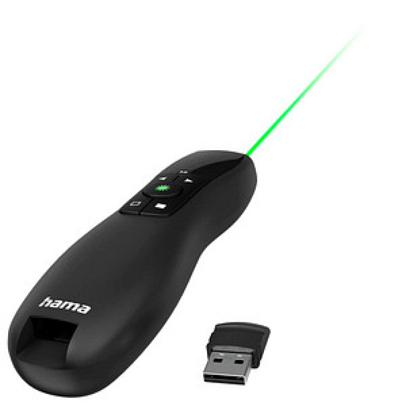 hama Presenter Greenlight-Pointer, grüner Laser – Bild 1 von 9
