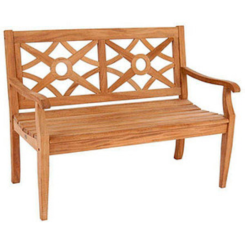 Garden Pleasure Gartenbank SAYANG 940290 braun Holz 120,0 cm – Bild 1 von 2