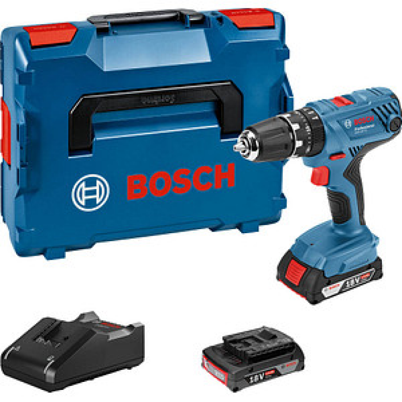 AKTION: BOSCH Professional GSB 18V-21 Akku-Schlagbohrschrauber-Set 18,0 V, mit 2 Akkus mit Prämie nach Registrierung – Bild 1 von 5