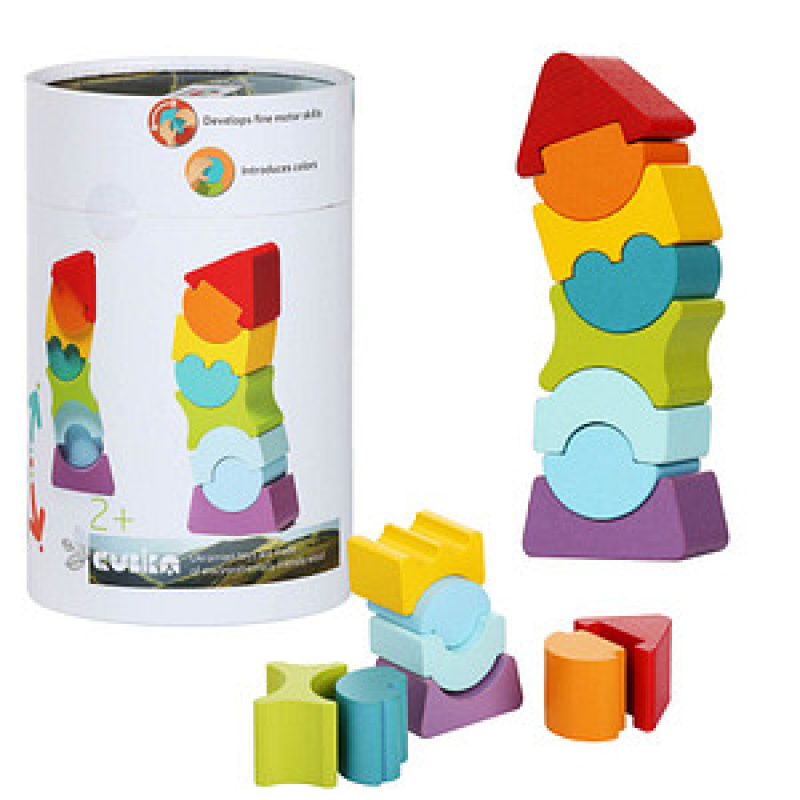 CUBiKA Stapelturm LD-8 Lernspielzeug, 1 St. – Bild 1 von 6