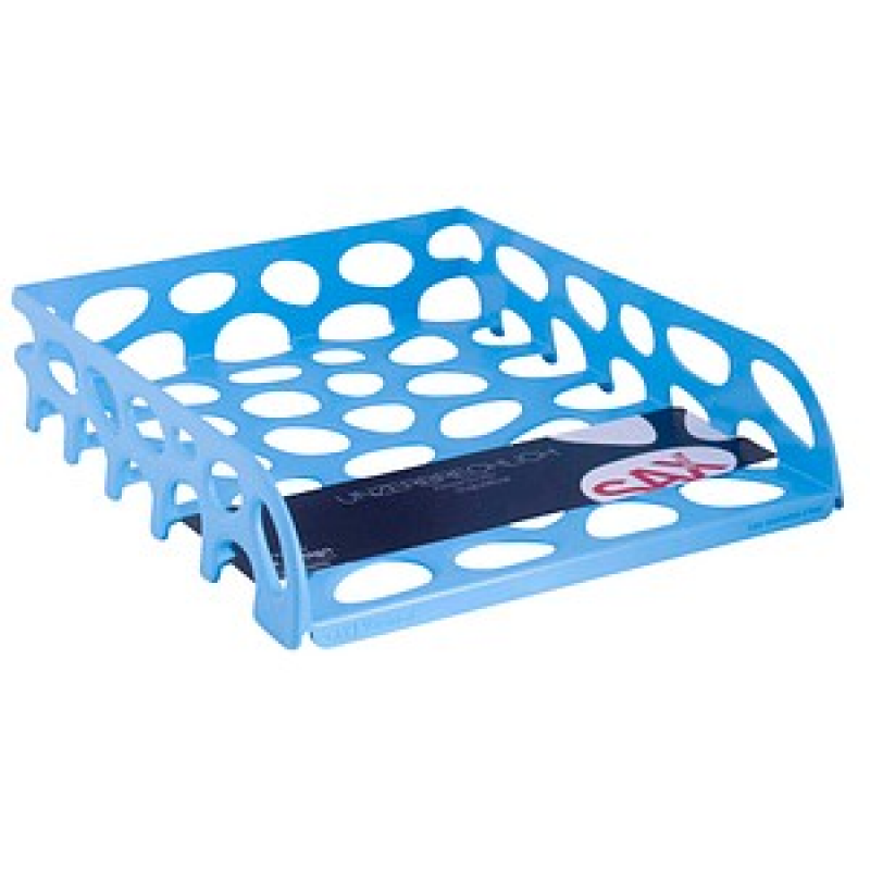 sax design Briefablage Voronoi hellblau DIN A4, 1 St. – Bild 1 von 3