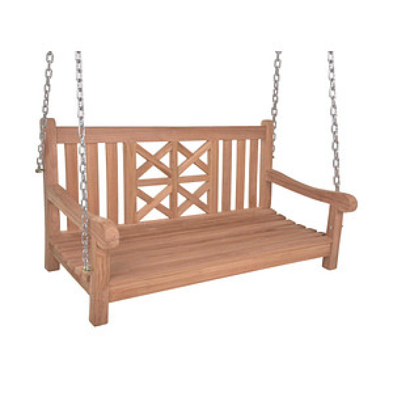 Garden Pleasure Hängebank MADURA 940283 braun Holz 120,0 cm – Bild 1 von 4