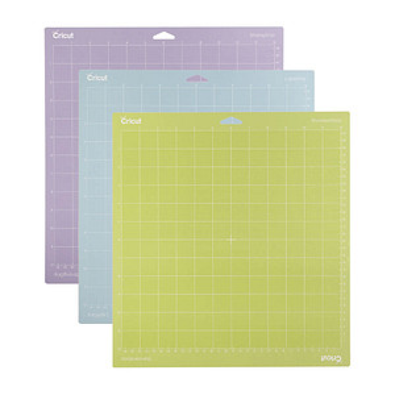 cricut™ Schneidematten für Schneideplotter leicht klebend, normal klebend, stark klebend, wiederverwendbar 305 x 305 mm (12 x 12 Zoll) , 3 St. – Bild 1 von 2