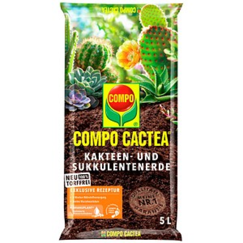 COMPO CACTEA® Kakteenerde 5,0 l – Bild 1 von 2